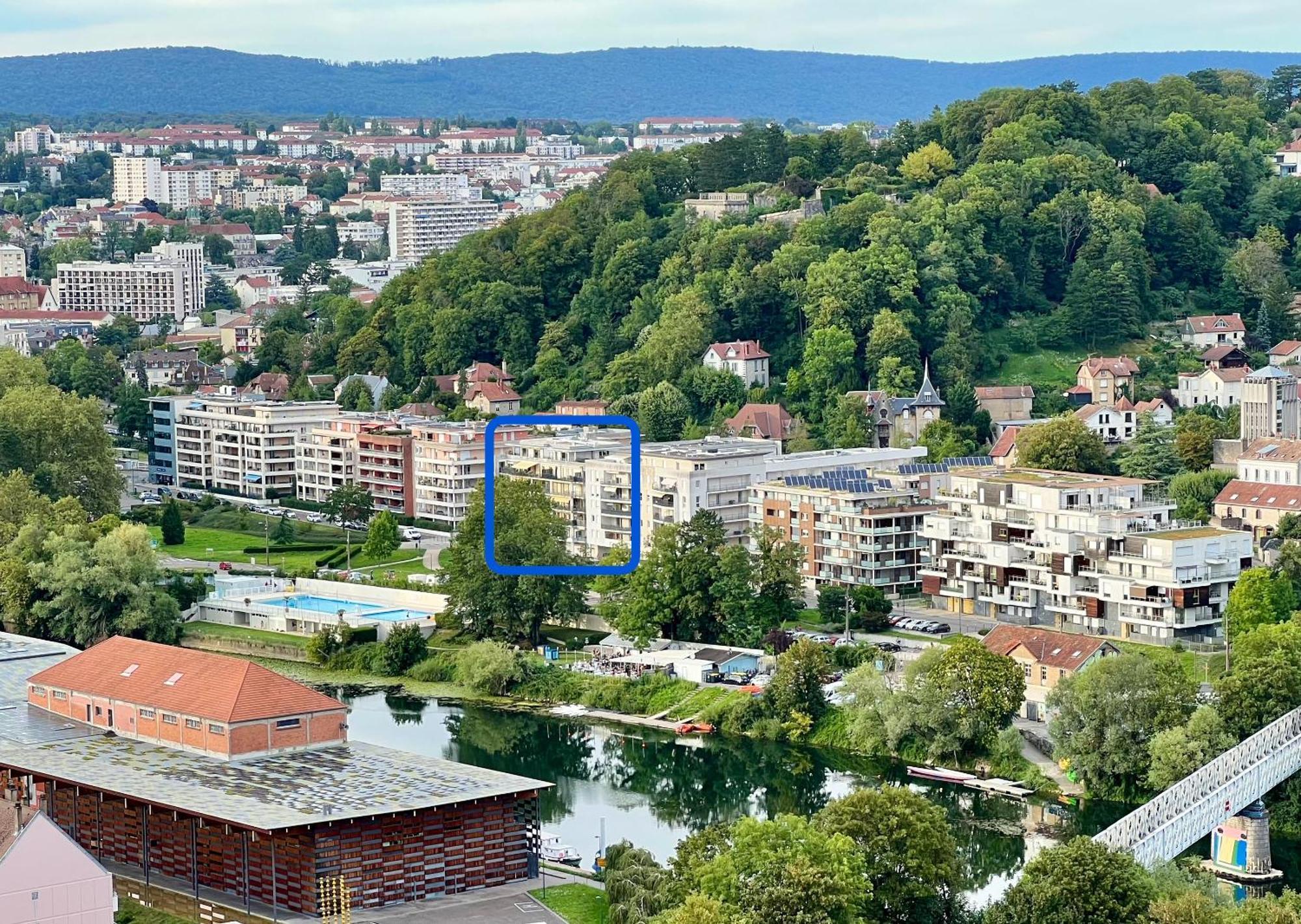 Appartement Proche Centre Parking & Terrasse Besancon Luaran gambar